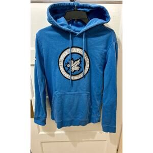 LEVELWEAR National Golf Club Canada Blue Long Sleeve Hoodie Shirt Small